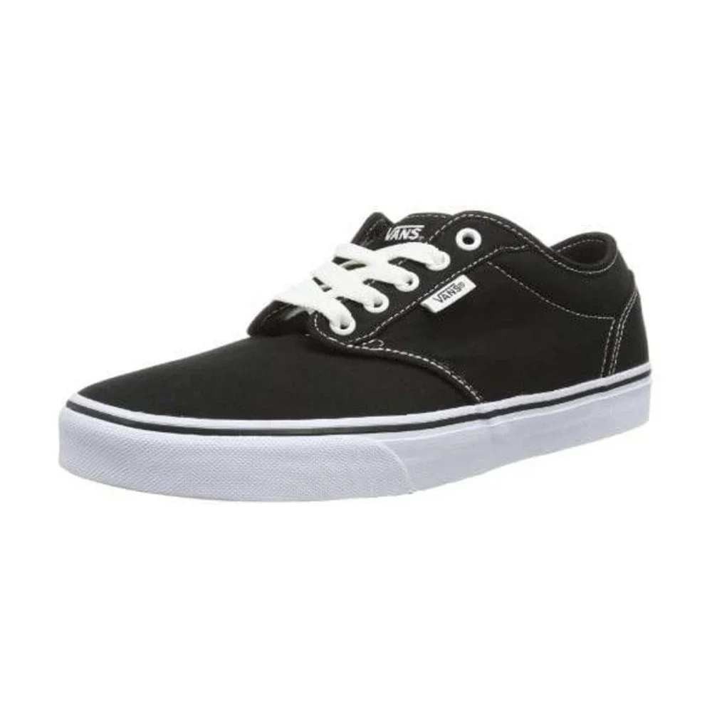 Vans Women's Atwood Canvas Tennis Shoes~SZ 6.5~BLACK/WHITE